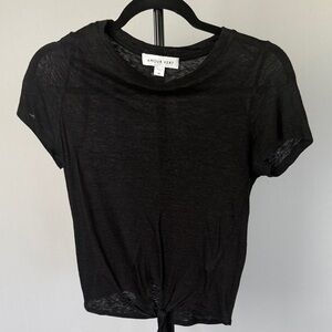 Amour Vert Black Short Sleeve Tee